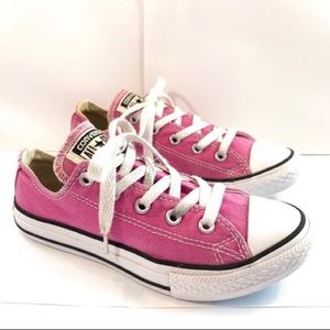 Converse All Star Grade School Plastic Pink Shoes